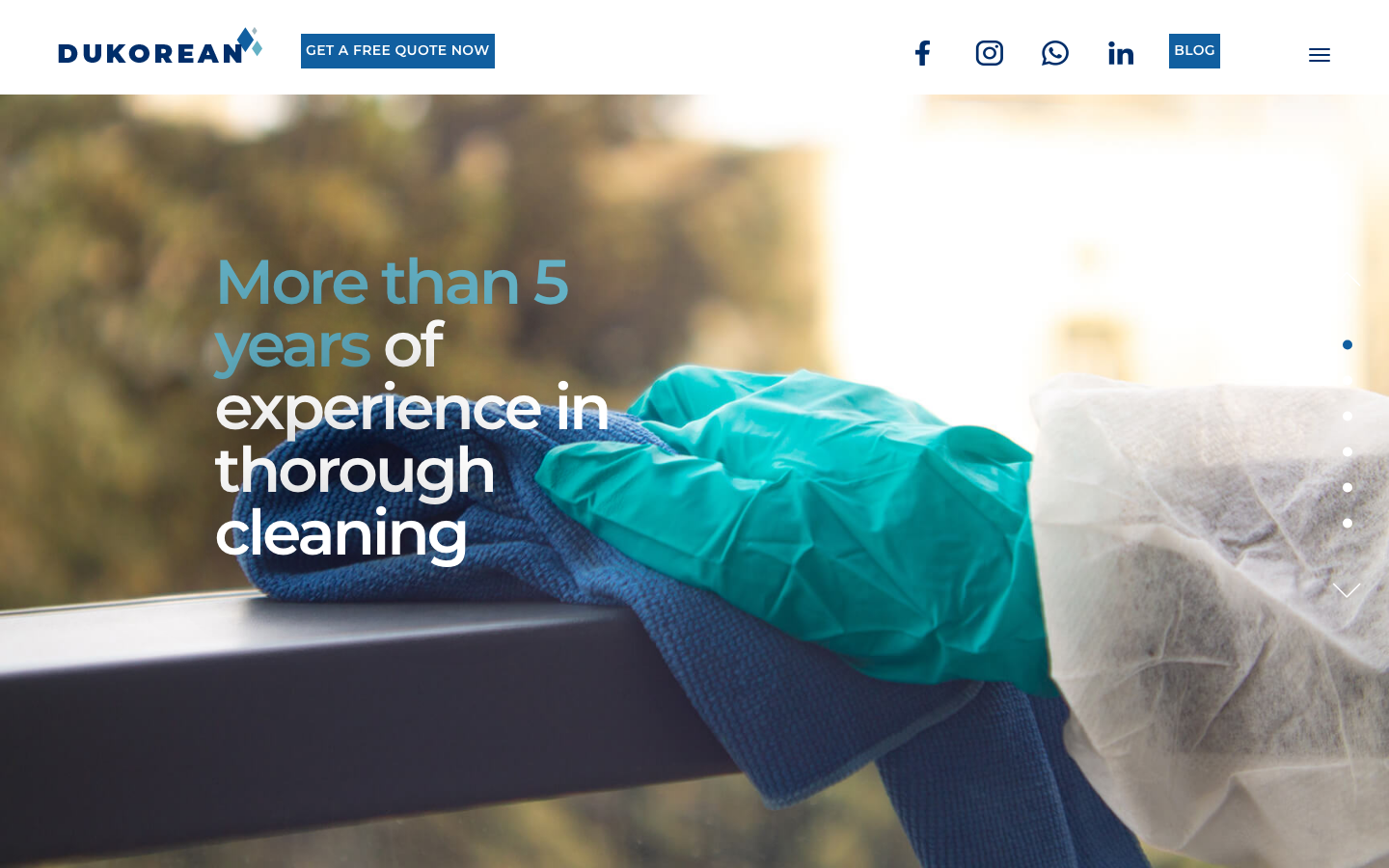 Dukorean.ca homepage screenshot