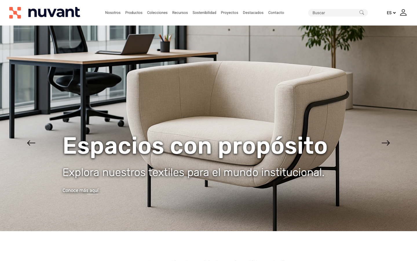 Nuvant Global homepage screenshot